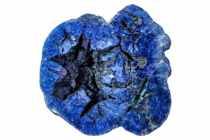 Vivid Blue, Cut/Polished Azurite Nodule - Siberia #335254